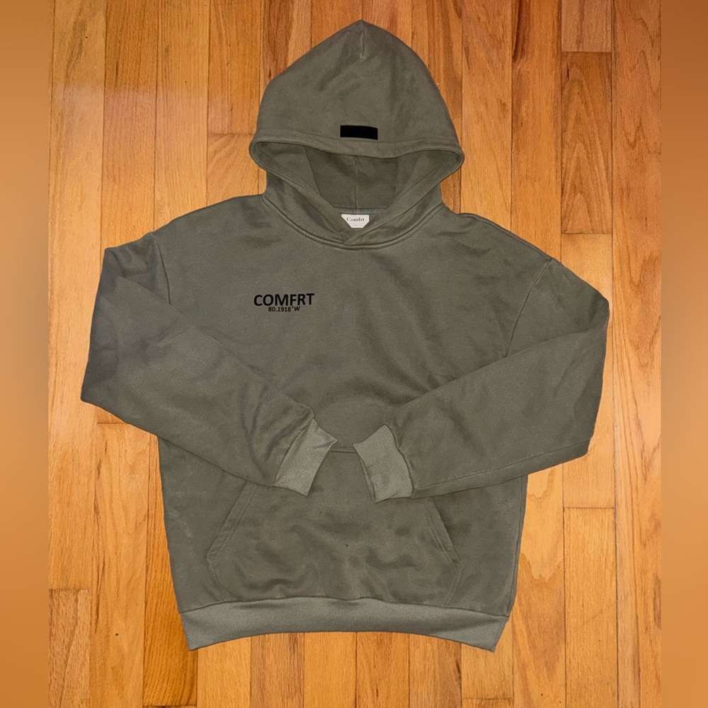 Comfrt Olive Green Hoodie